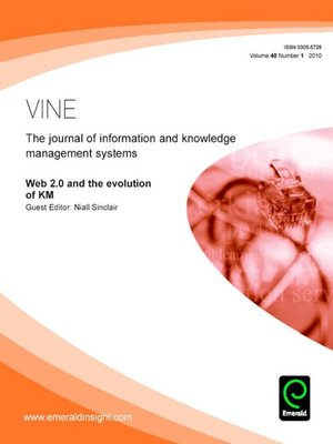 cover image of VINE, Volume 40, Issue 1